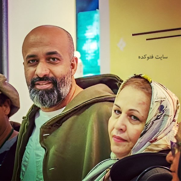 عکس پیام احمدی نیا و مادرش